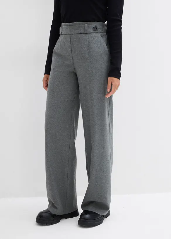 Hose aus Viskose-Mix in grau von vorne - bonprix Hose aus Viskose-Mix in grau von vorne - bonprix