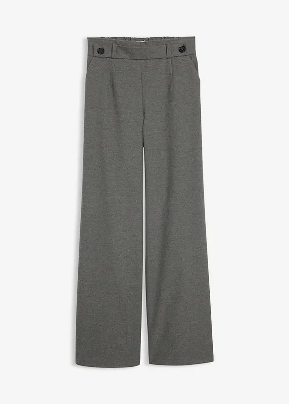 Hose aus Viskose-Mix in grau von vorne - bonprix Hose aus Viskose-Mix in grau von vorne - bonprix