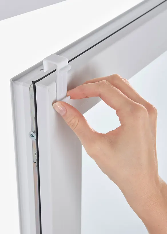 Doppelrollo in schmalen Breiten in beige - bonprix