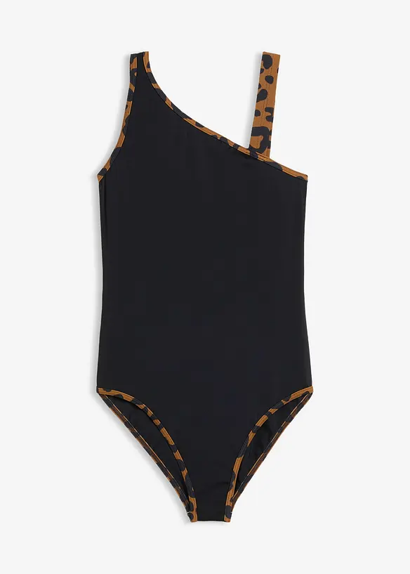 Badeanzug in schwarz - bonprix