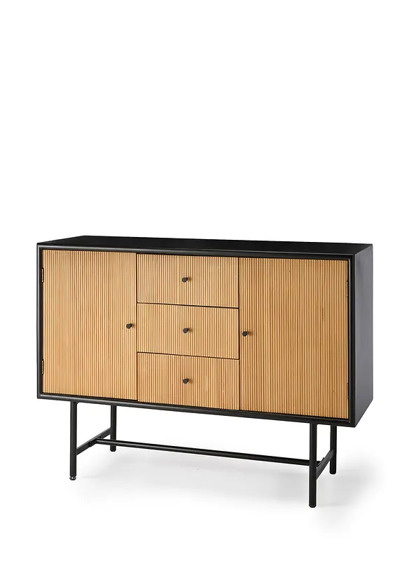 Sideboard mit hohen Beinen in beige von vorne - bonprix
