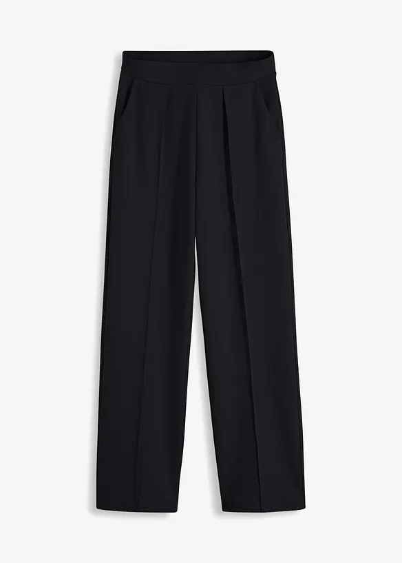 Schlupfhose aus fester Interlock-Qualität in schwarz von vorne - bonprix Schlupfhose aus fester Interlock-Qualität in schwarz von vorne - bonprix