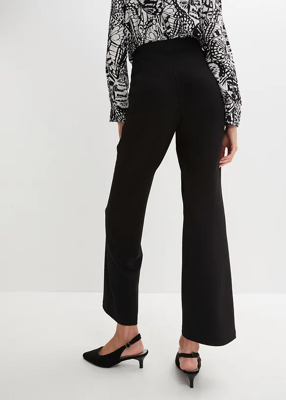 Schlupfhose aus fester Interlock-Qualität in schwarz von hinten - bonprix Schlupfhose aus fester Interlock-Qualität in schwarz von hinten - bonprix