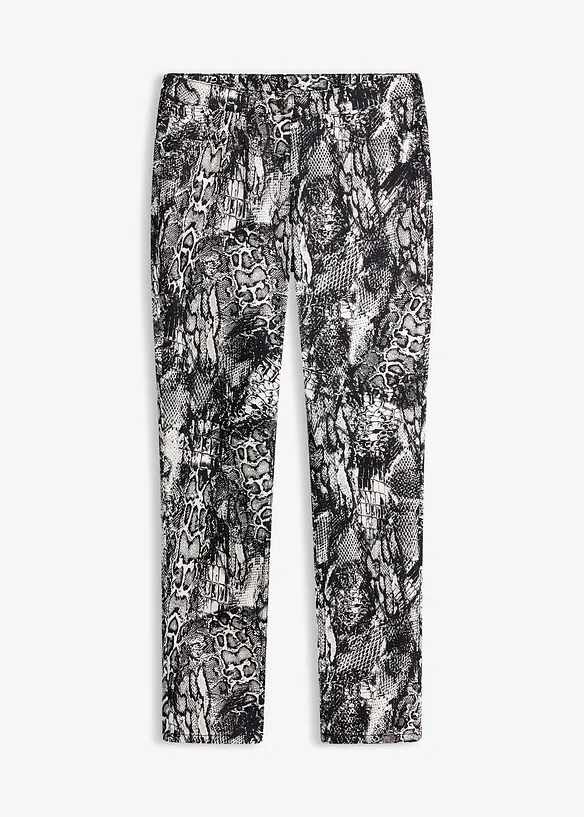 Stretch-Hose in schwarz von vorne - bonprix Stretch-Hose in schwarz von vorne - bonprix