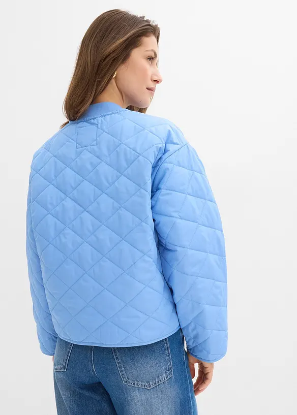 Oversize Steppjacke in blau von hinten (im Anschnitt) - bonprix Oversize Steppjacke in blau von hinten (im Anschnitt) - bonprix
