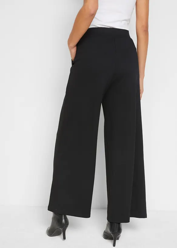 Culotte aus Viskose-Mix in schwarz von hinten - bonprix Culotte aus Viskose-Mix in schwarz von hinten - bonprix