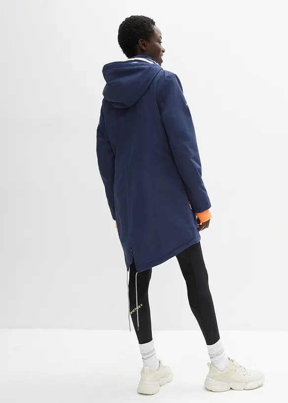 wasserdichte Funktions-Übergangsjacke in blau von hinten (im Anschnitt) - bonprix wasserdichte Funktions-Übergangsjacke in blau von hinten (im Anschnitt) - bonprix