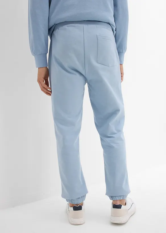 Regular Fit Jogginghose, Straight in lila von hinten - bonprix