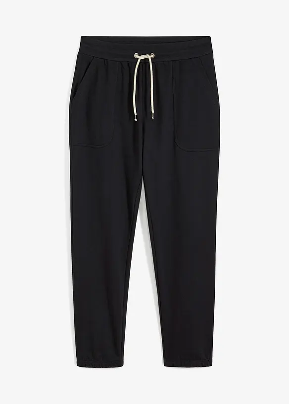 Regular Fit Jogginghose, Straight in schwarz von vorne - bonprix