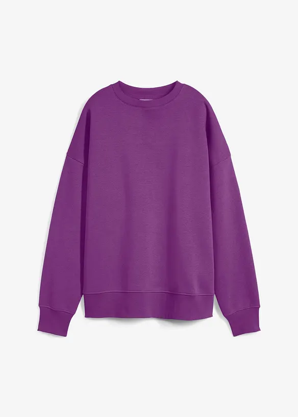 Oversize-Sweatshirt in lila von vorne - bonprix Oversize-Sweatshirt in lila von vorne - bonprix