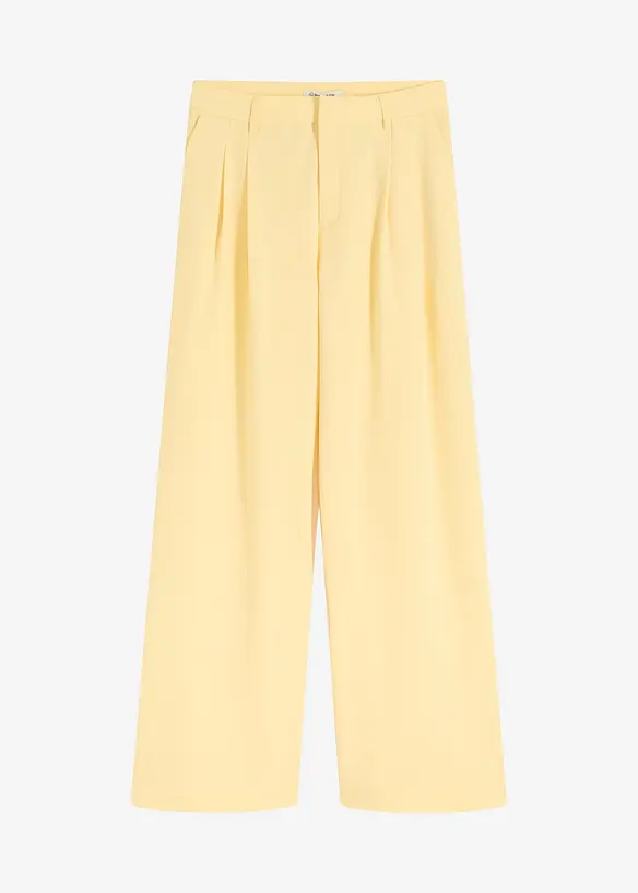 Marlenehose in gelb von vorne - bonprix Marlenehose in gelb von vorne - bonprix