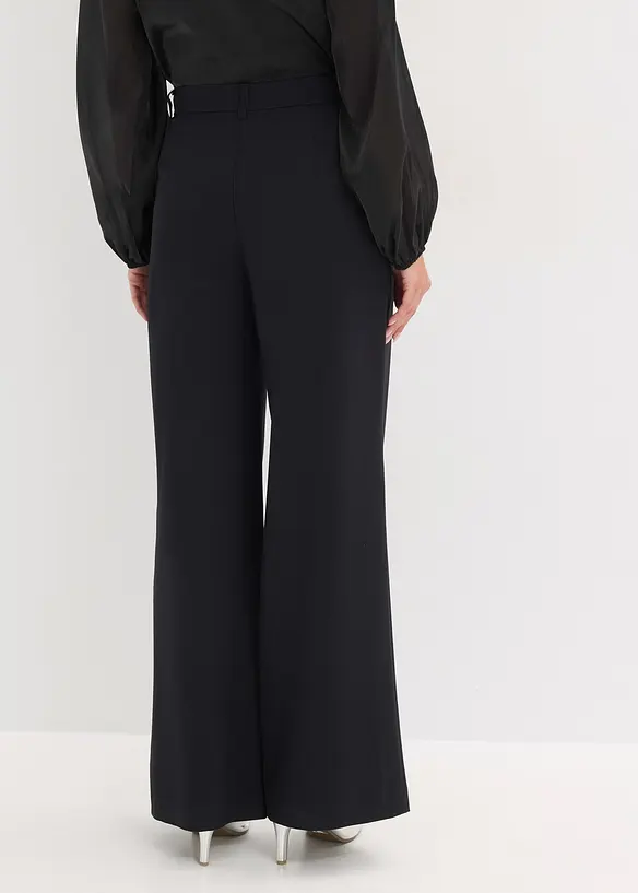 Marlenehose in schwarz von hinten - bonprix Marlenehose in schwarz von hinten - bonprix