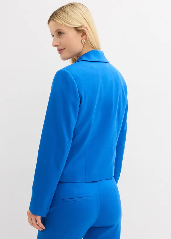 Kurzblazer in blau von hinten (im Anschnitt) - bonprix Kurzblazer in blau von hinten (im Anschnitt) - bonprix