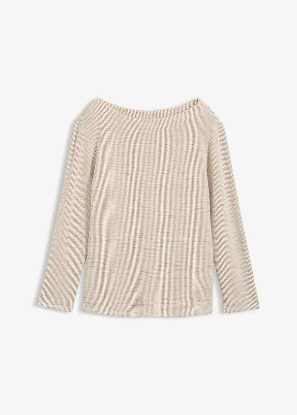 Shirt aus softem Viskose-Mix in weiß von vorne - bonprix Shirt aus softem Viskose-Mix in weiß von vorne - bonprix