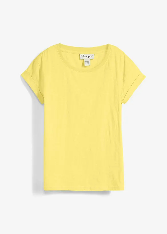 Boxy-Shirt in gelb von vorne - bonprix Boxy-Shirt in gelb von vorne - bonprix