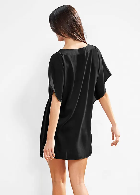 Strandtunika in schwarz von hinten (im Anschnitt) - bonprix Strandtunika in schwarz von hinten (im Anschnitt) - bonprix