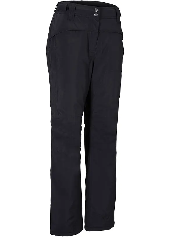 wasserdichte Thermohose in schwarz von vorne - bonprix