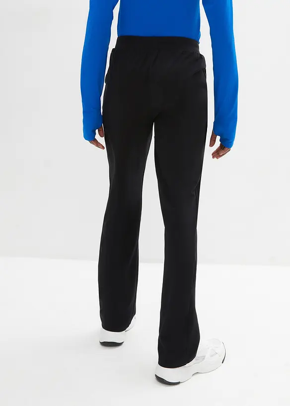 Hose mit reiner Bio-Baumwolle mit Stretch in schwarz von hinten - bonprix Hose mit reiner Bio-Baumwolle mit Stretch in schwarz von hinten - bonprix