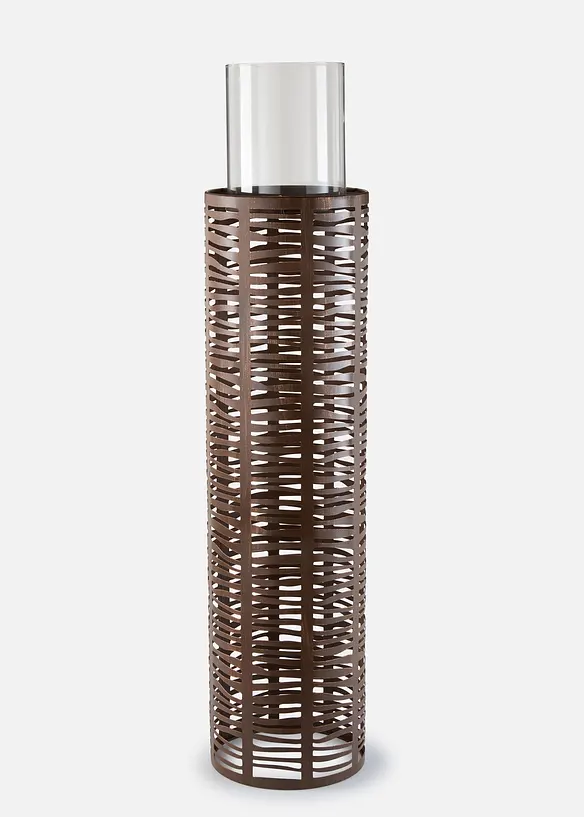 Stand-Windlicht in braun von vorne - bonprix