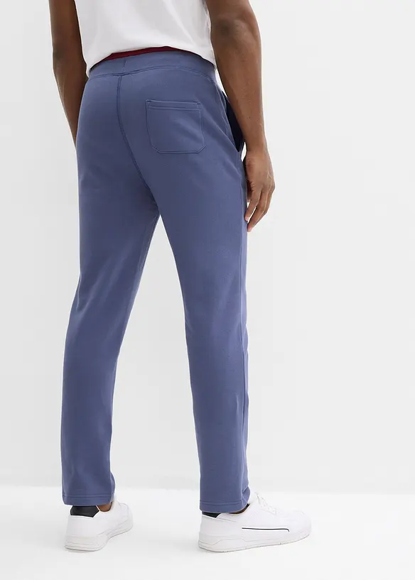 Jogginghose in Regular Fit in blau von hinten - bonprix
