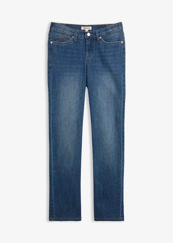 2-in-1 Umstandsjeans für die Schwangerschaft und danach, Straight in blau von vorne - bonprix 2-in-1 Umstandsjeans für die Schwangerschaft und danach, Straight in blau von vorne - bonprix