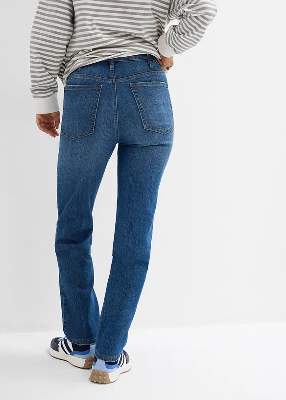 2-in-1 Umstandsjeans für die Schwangerschaft und danach, Straight in blau von hinten - bonprix 2-in-1 Umstandsjeans für die Schwangerschaft und danach, Straight in blau von hinten - bonprix