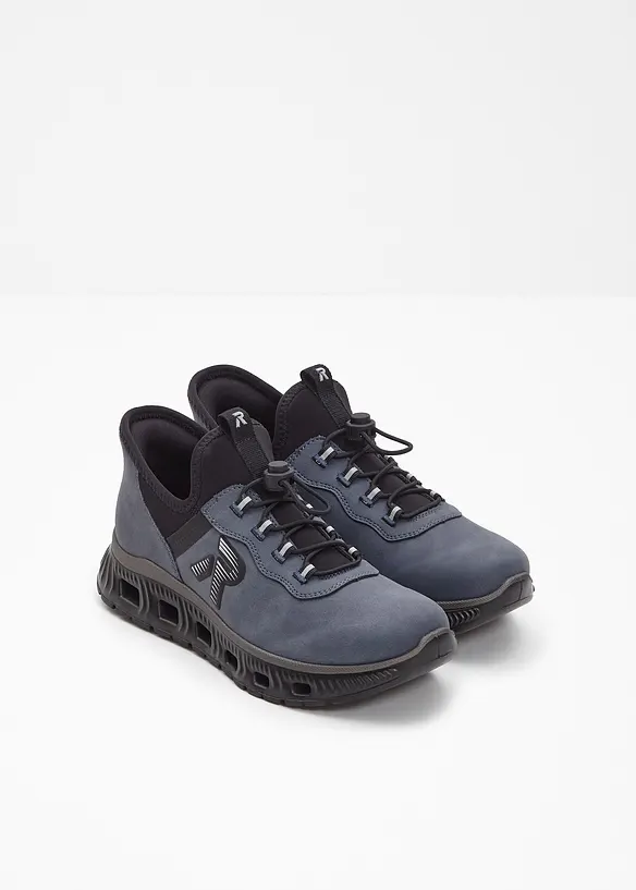 Rieker Komfort-Slip-On-Sneaker mit gepolsterter Innensohle in blau - Rieker