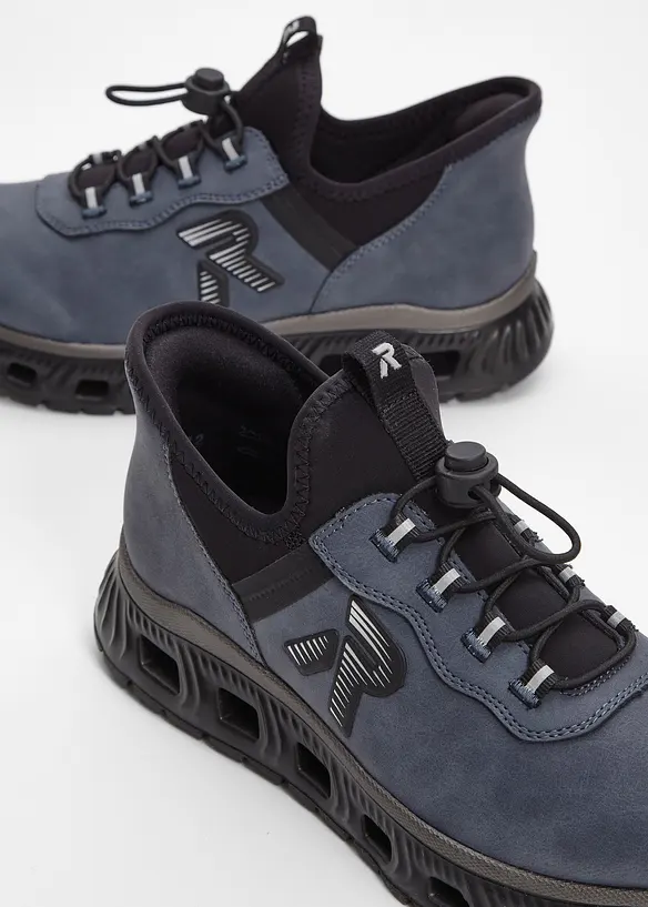 Rieker Komfort-Slip-On-Sneaker mit gepolsterter Innensohle in blau - Rieker