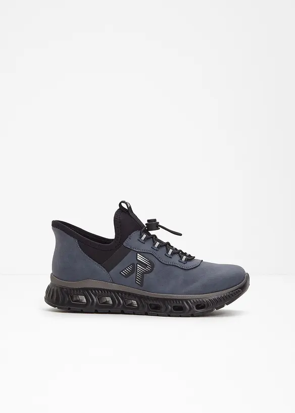 Rieker Komfort-Slip-On-Sneaker mit gepolsterter Innensohle in blau - Rieker