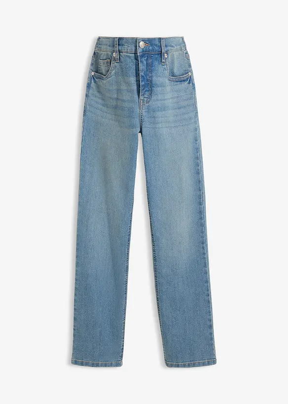 Jeans für die Schwangerschaft und danach, Straight Leg, ankle length in blau von vorne - bonprix