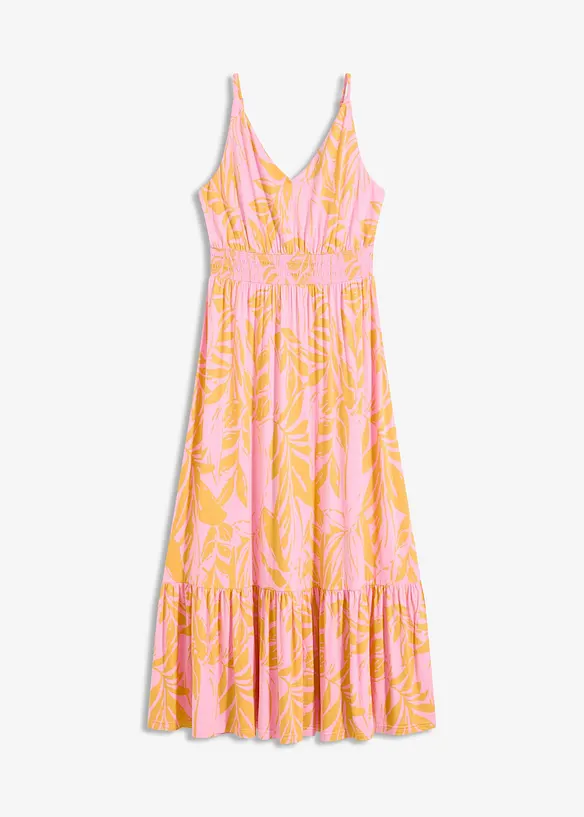 Trägerkleid aus softem Viskose-Mix in orange von vorne - bonprix Trägerkleid aus softem Viskose-Mix in orange von vorne - bonprix