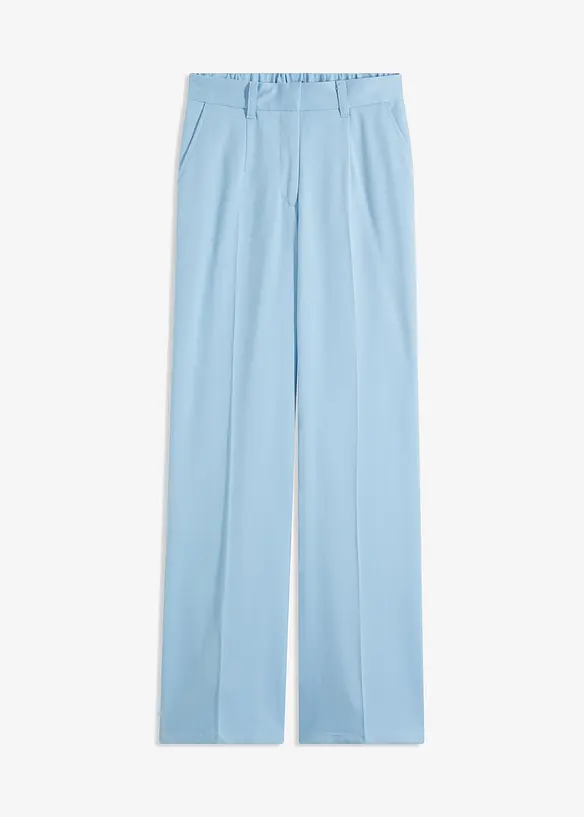 Hose mit Bequembund in blau von vorne - bonprix Hose mit Bequembund in blau von vorne - bonprix
