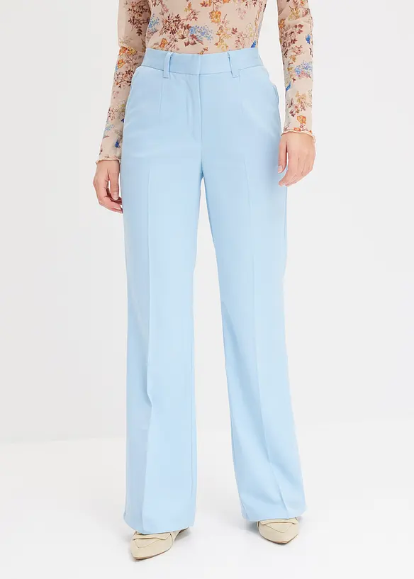 Hose mit Bequembund in blau von vorne - bonprix Hose mit Bequembund in blau von vorne - bonprix