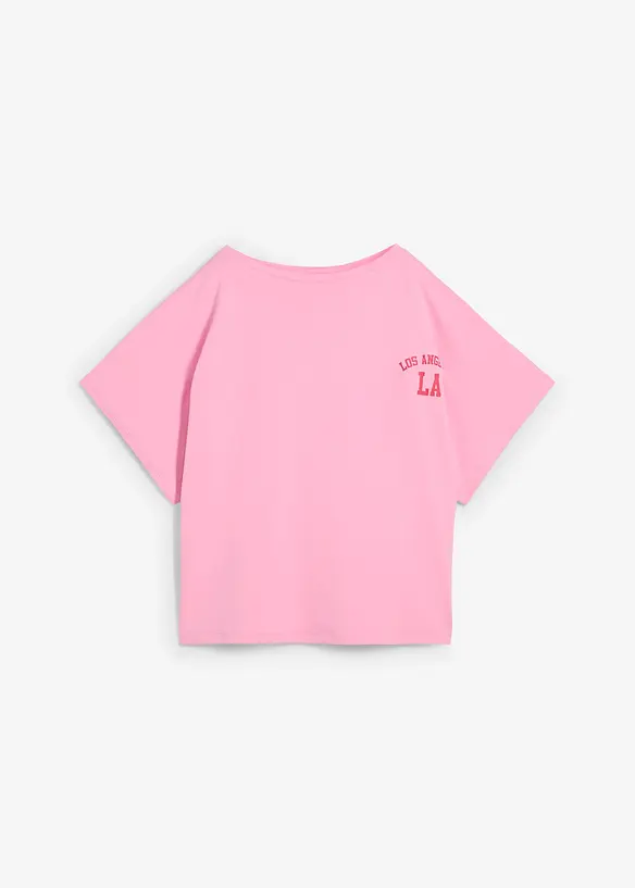 Oversize-Shirt in rosa von vorne - bonprix Oversize-Shirt in rosa von vorne - bonprix