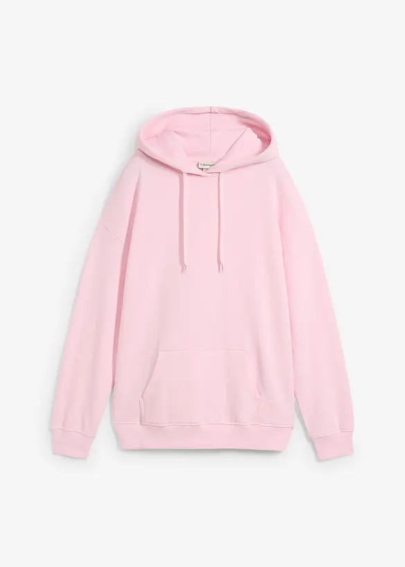 Oversize Hoodie in rosa von vorne - bonprix Oversize Hoodie in rosa von vorne - bonprix