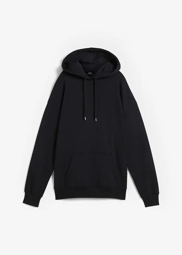 Oversize Hoodie in schwarz von vorne - bonprix Oversize Hoodie in schwarz von vorne - bonprix