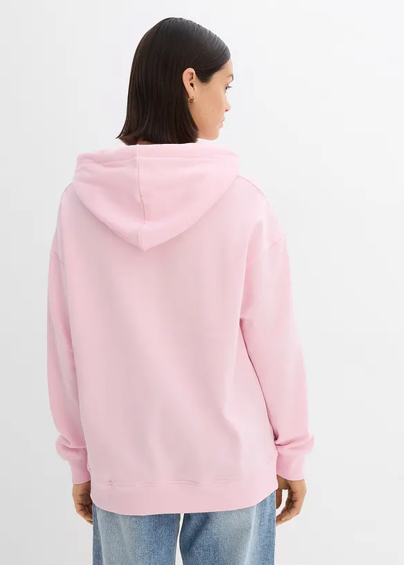 Oversize Hoodie in rosa von hinten (im Anschnitt) - bonprix Oversize Hoodie in rosa von hinten (im Anschnitt) - bonprix