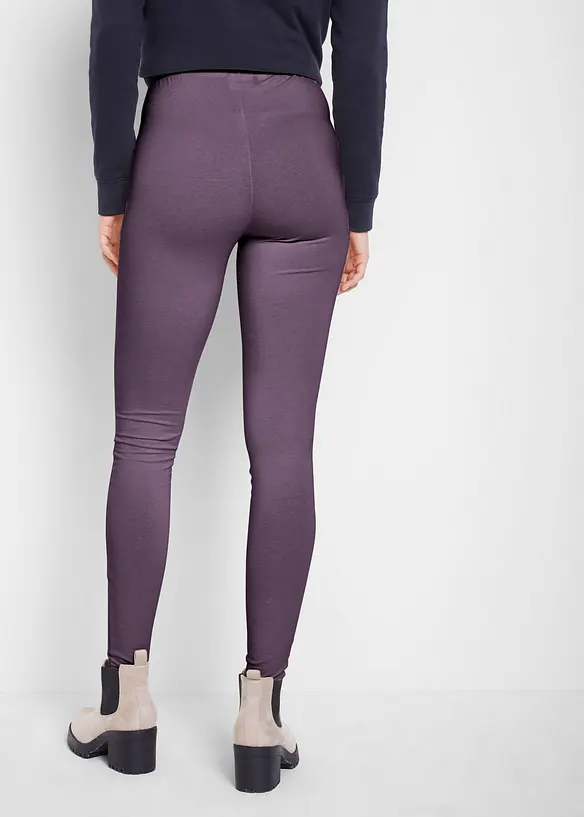 Leggings (2er Pack) in blau von hinten - bonprix