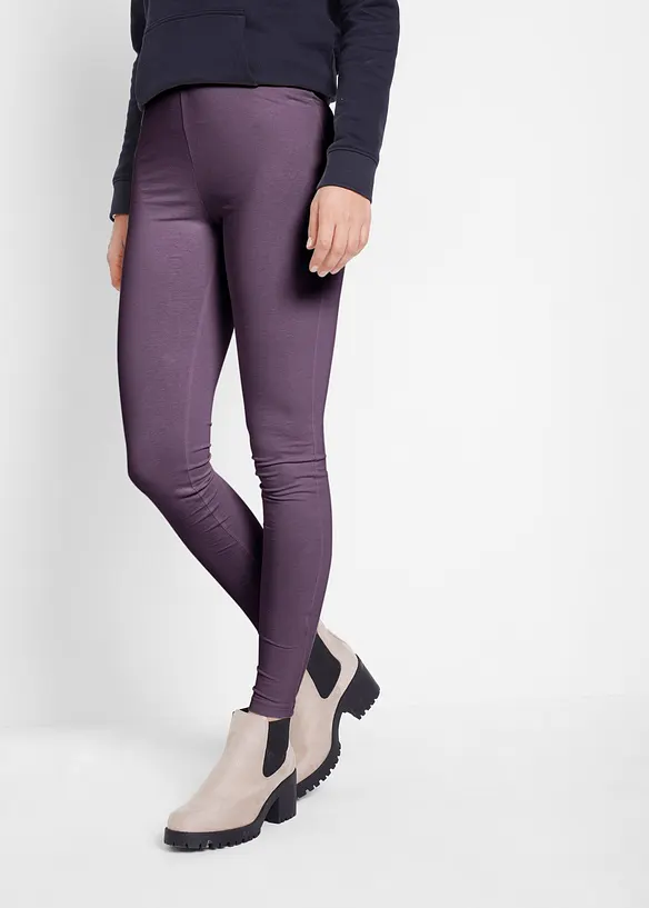 Leggings (2er Pack) in blau von vorne - bonprix