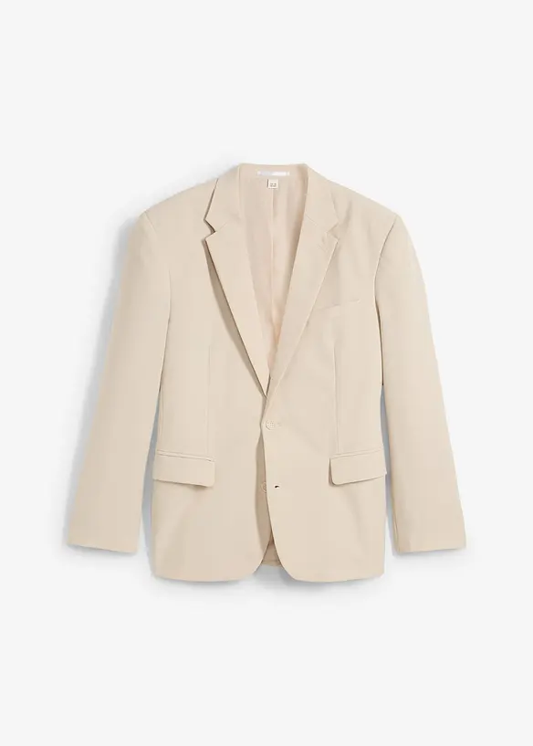 Baukasten-Sakko in Regular Fit in beige von vorne - bonprix