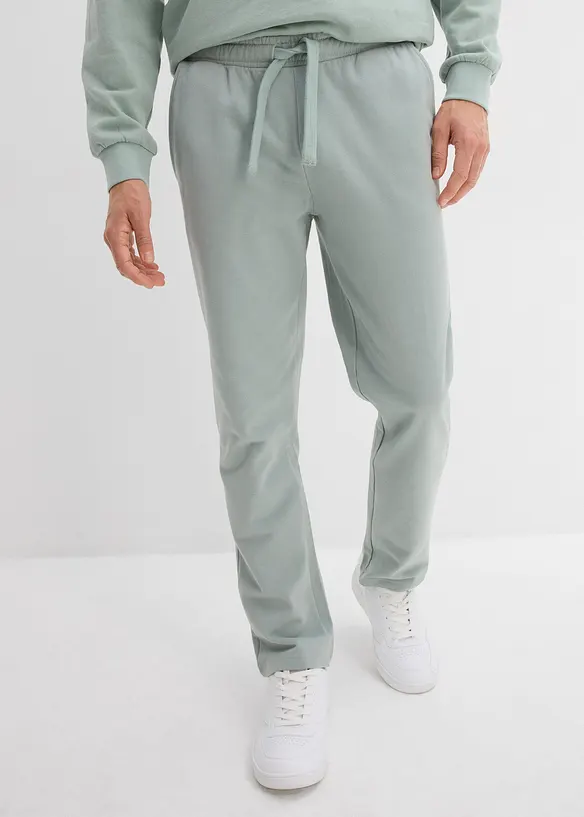 Jogginghose in Regular Fit in grau von vorne - bonprix