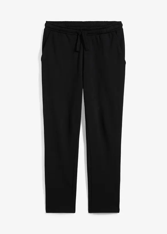 Jogginghose in Regular Fit in schwarz von vorne - bonprix