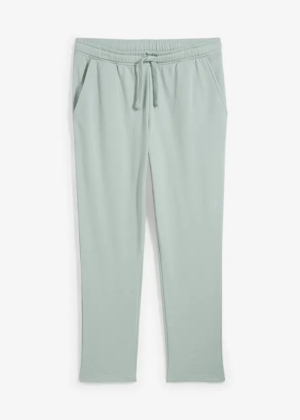 Jogginghose in Regular Fit in grau von vorne - bonprix
