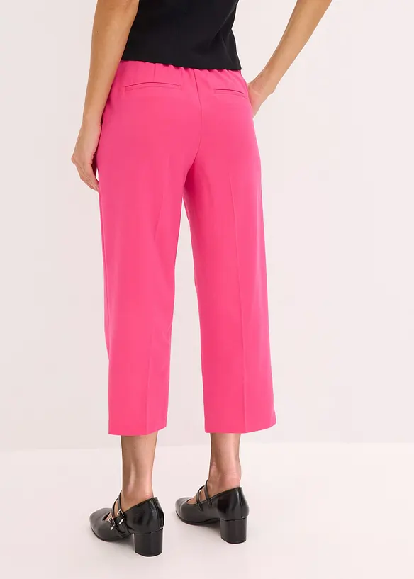 3/4-Hose aus softem Viskose-Mix in pink von hinten - bonprix 3/4-Hose aus softem Viskose-Mix in pink von hinten - bonprix