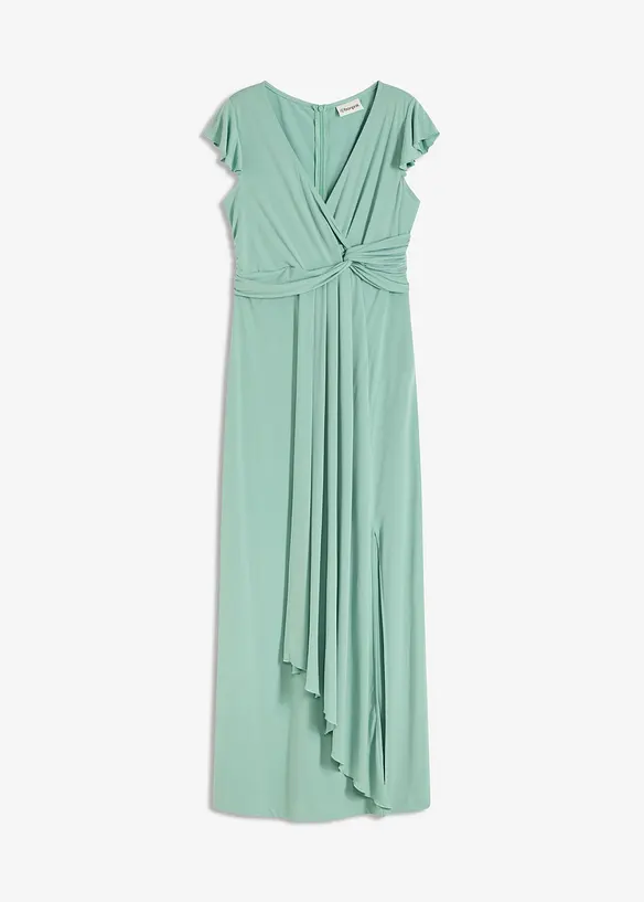 Maxikleid in grün von vorne - bonprix