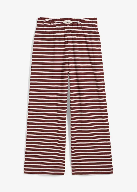 Sweathose aus strukturierter Baumwolle in braun von vorne - bonprix Sweathose aus strukturierter Baumwolle in braun von vorne - bonprix