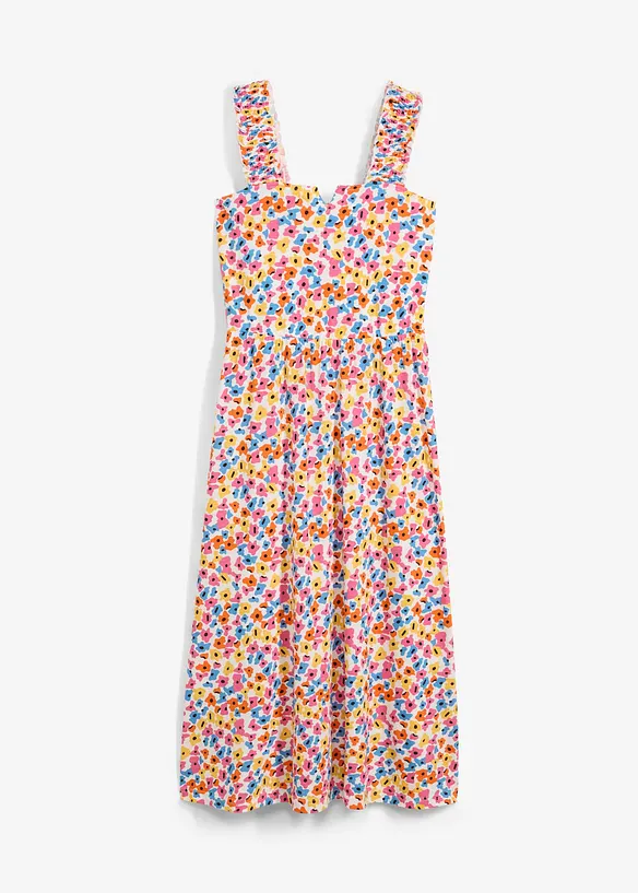 Shirtkleid aus Baumwoll-Viskose-Mix in weiß von vorne - bonprix Shirtkleid aus Baumwoll-Viskose-Mix in weiß von vorne - bonprix