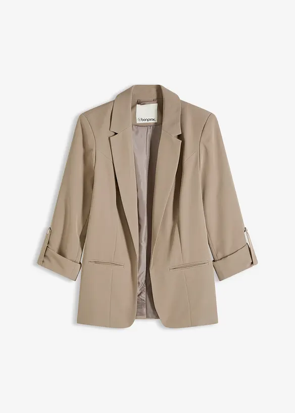 Oversize Blazer in braun von vorne - bonprix Oversize Blazer in braun von vorne - bonprix