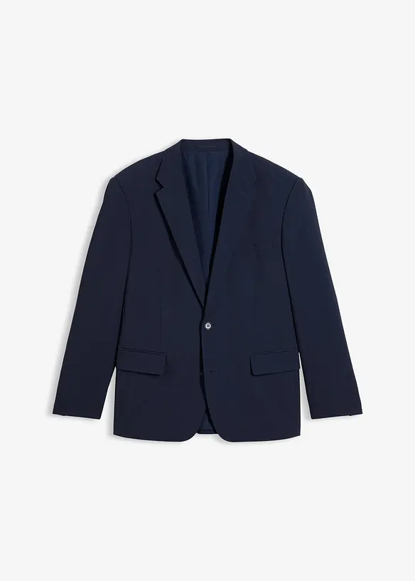 Baukasten-Sakko in Regular Fit in blau von vorne - bonprix