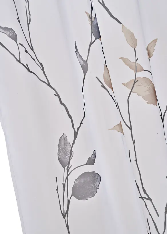 Transparente Gardine aus feinem Voile, auch in extra lang (1er Pack) in beige (Detailaufnahme) - bonprix